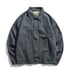Retro do old lapel cargo jacket for men