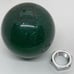 American Shifter Knob Green Sparkle New Old Stock 10837 Paw Print Auto Rat Rod.