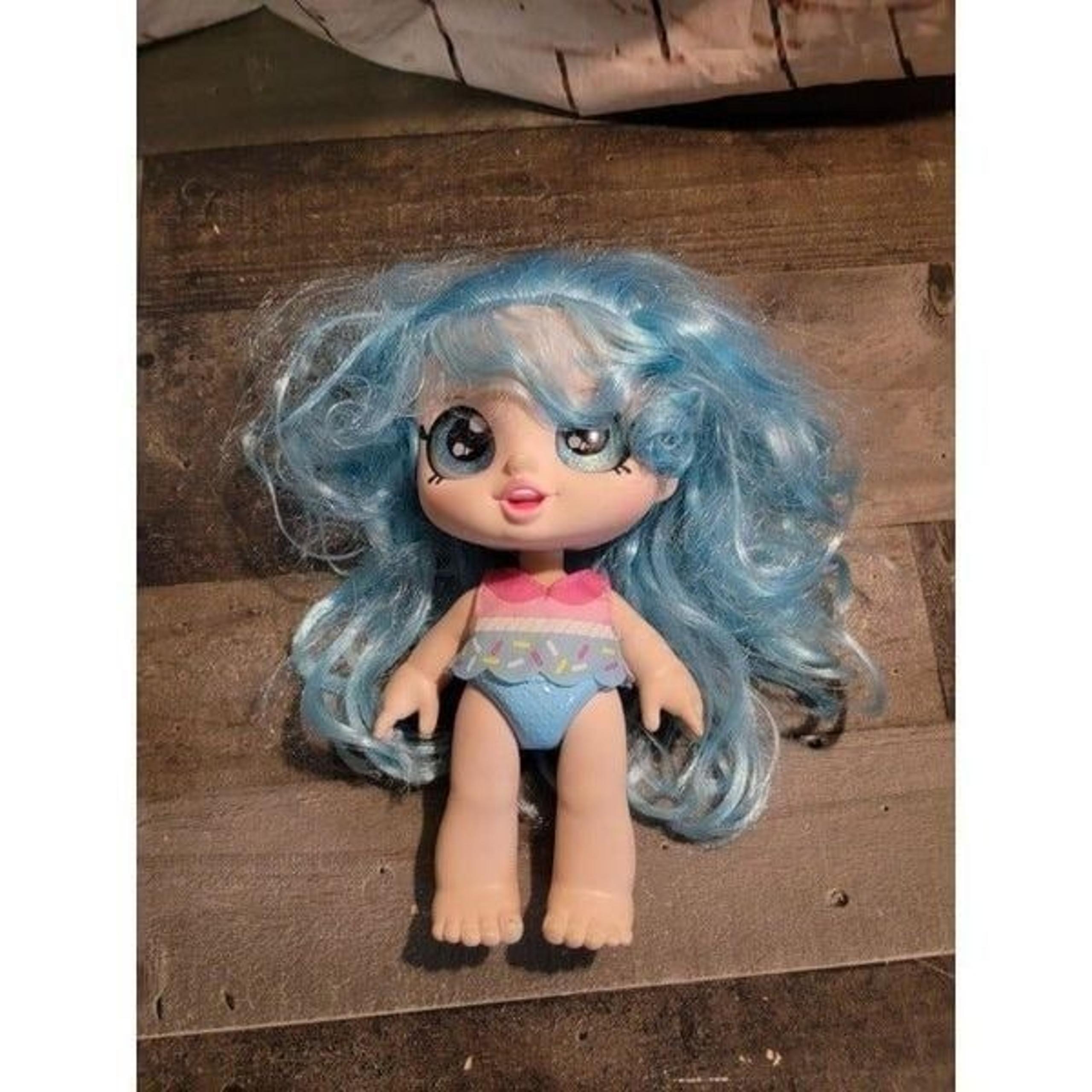 Blue baby doll Moose candy girl toy figure