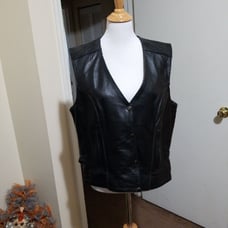 Ladies Leather Vest