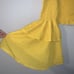 SHEIN Bundle Of 4 High Waist Shorts & 3 Crop Tops 2XL Ruffle Yellow Laid Back