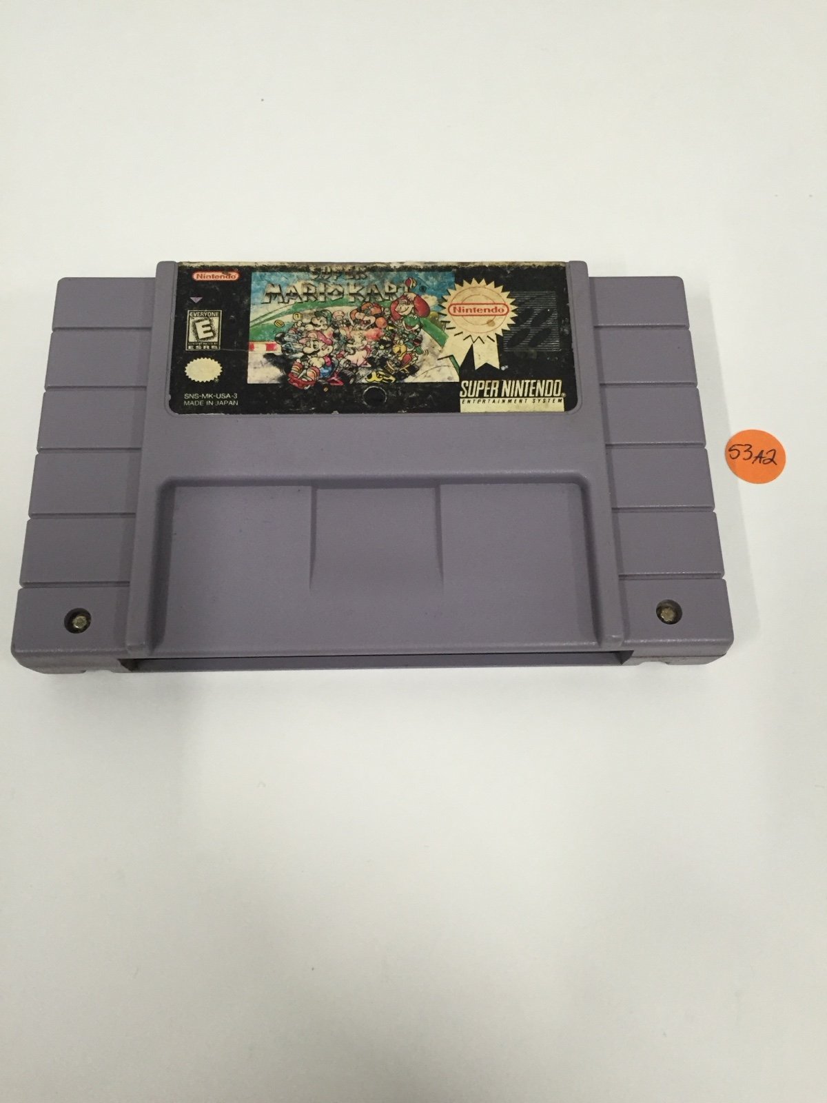 Super Mario Kart (Super Nintendo SNES, 1991) Cartridge Only Tested Working 53A2