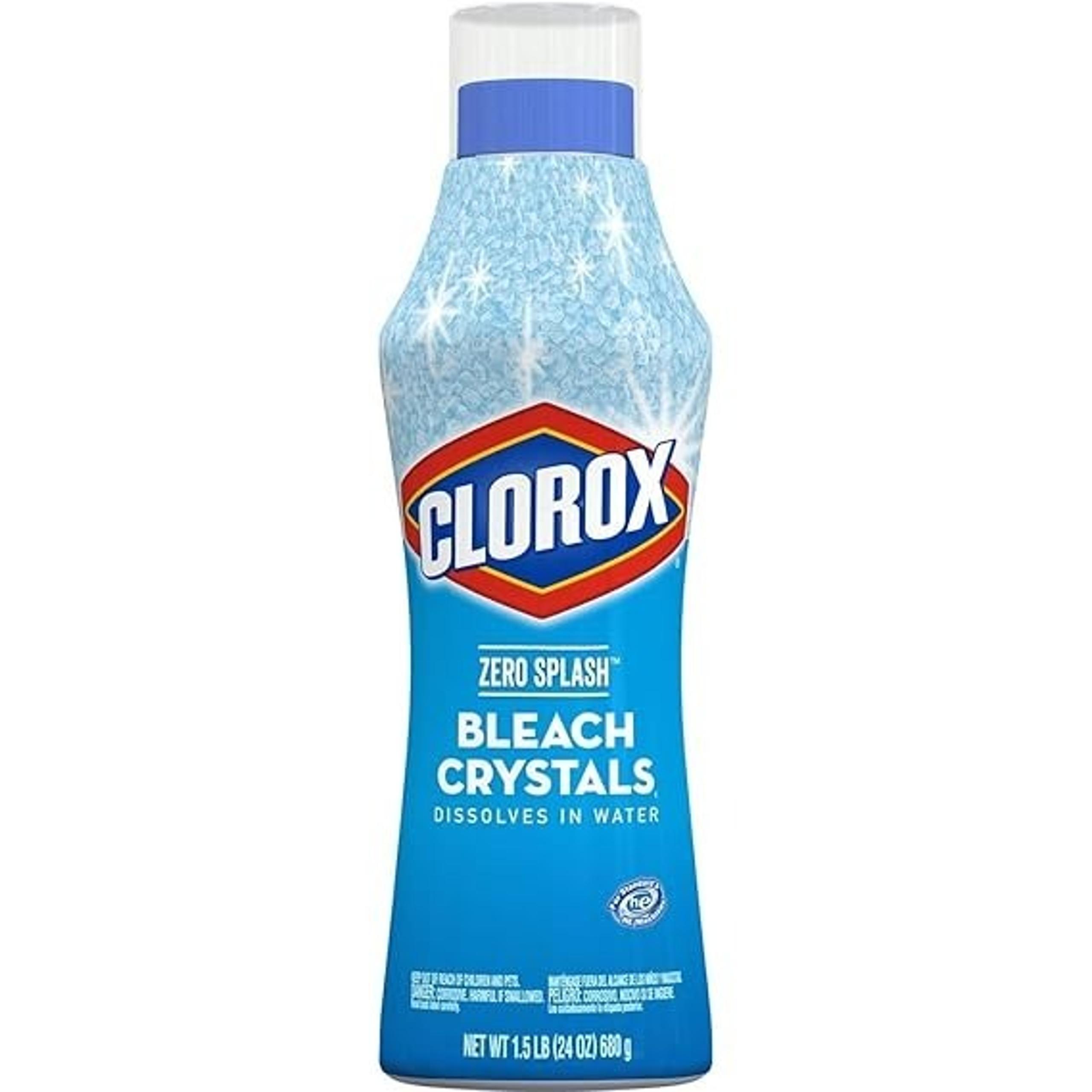 Clorox Zero Splash Bleach Crystals Regular Scent 24 oz Discontinued