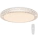 OOWOLF LED Ceiling Light, 40W 15.4 Inch Dimmable Ceiling Light Brightness Adj...