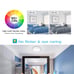 OOWOLF LED Ceiling Light, 40W 15.4 Inch Dimmable Ceiling Light Brightness Adj...