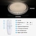 OOWOLF LED Ceiling Light, 40W 15.4 Inch Dimmable Ceiling Light Brightness Adj...