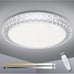 OOWOLF LED Ceiling Light, 40W 15.4 Inch Dimmable Ceiling Light Brightness Adj...