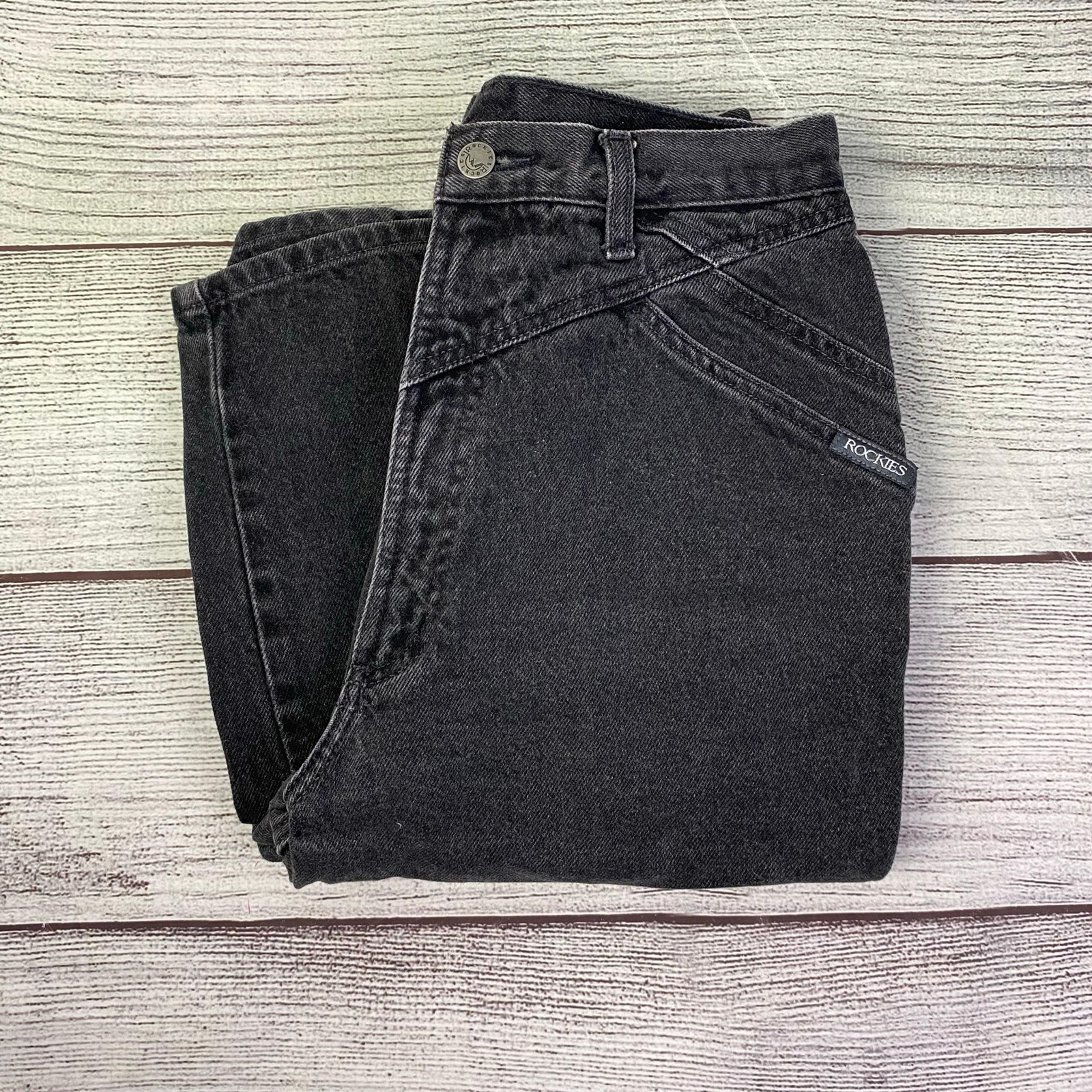 Vintage Rockies High Waist Black Mom Jeans