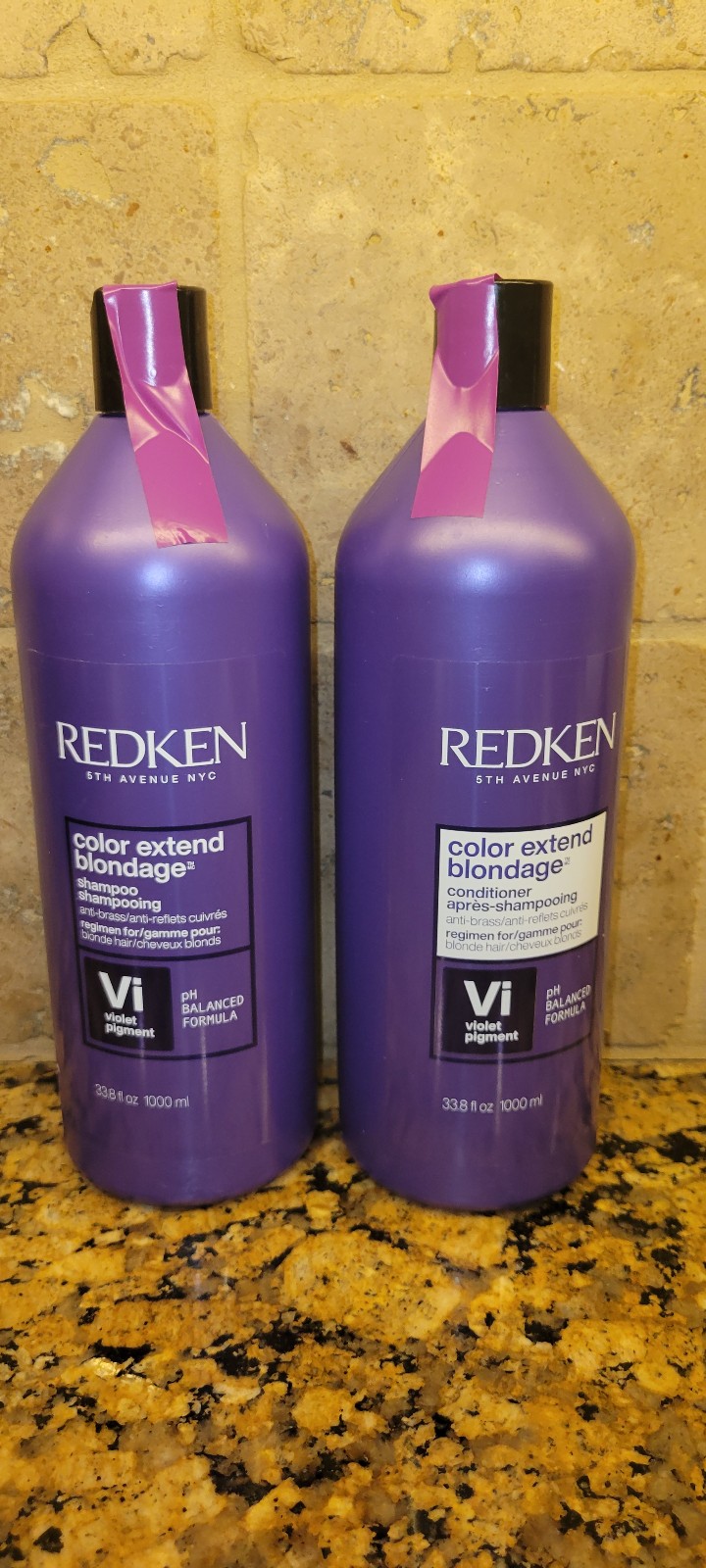 BRAND NEW Redken Color Extend Blondage Salon Shampoo AND Conditioner 33.8 oz