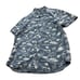 90s-00s J.Crew Open Collar Shirt Fish Print BD