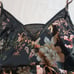 Anthropologie Adelyn Rae Rosanna Pink on Black Floral print jumpsuit size L NEW