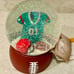 NEW Football snow globe, Jersey, helmet, football on football base! Great gift!