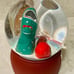 NEW Football snow globe, Jersey, helmet, football on football base! Great gift!