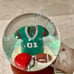NEW Football snow globe, Jersey, helmet, football on football base! Great gift!