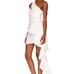 Elliatt Convergence Ruffle One shoulder Dress, Size Small, 190