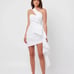 Elliatt Convergence Ruffle One shoulder Dress, Size Small, 190