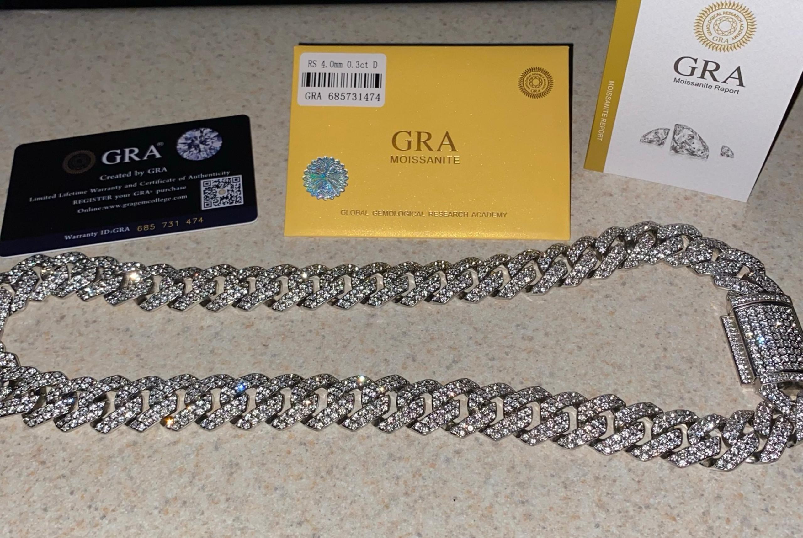Moissanite Cuban chain