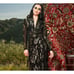 New Tadashi Shoji Banu Burnout Velvet High Slit Women's Ball Gown Women Size XS