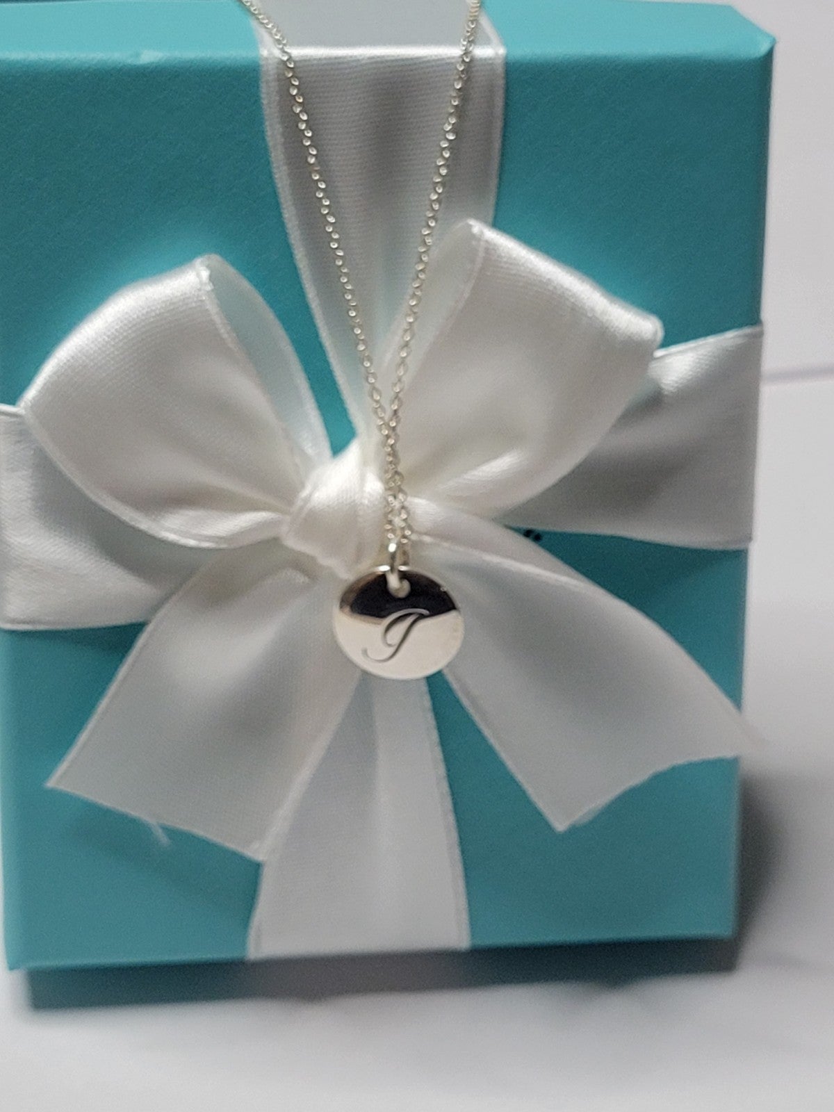 Tiffany & co initial necklace