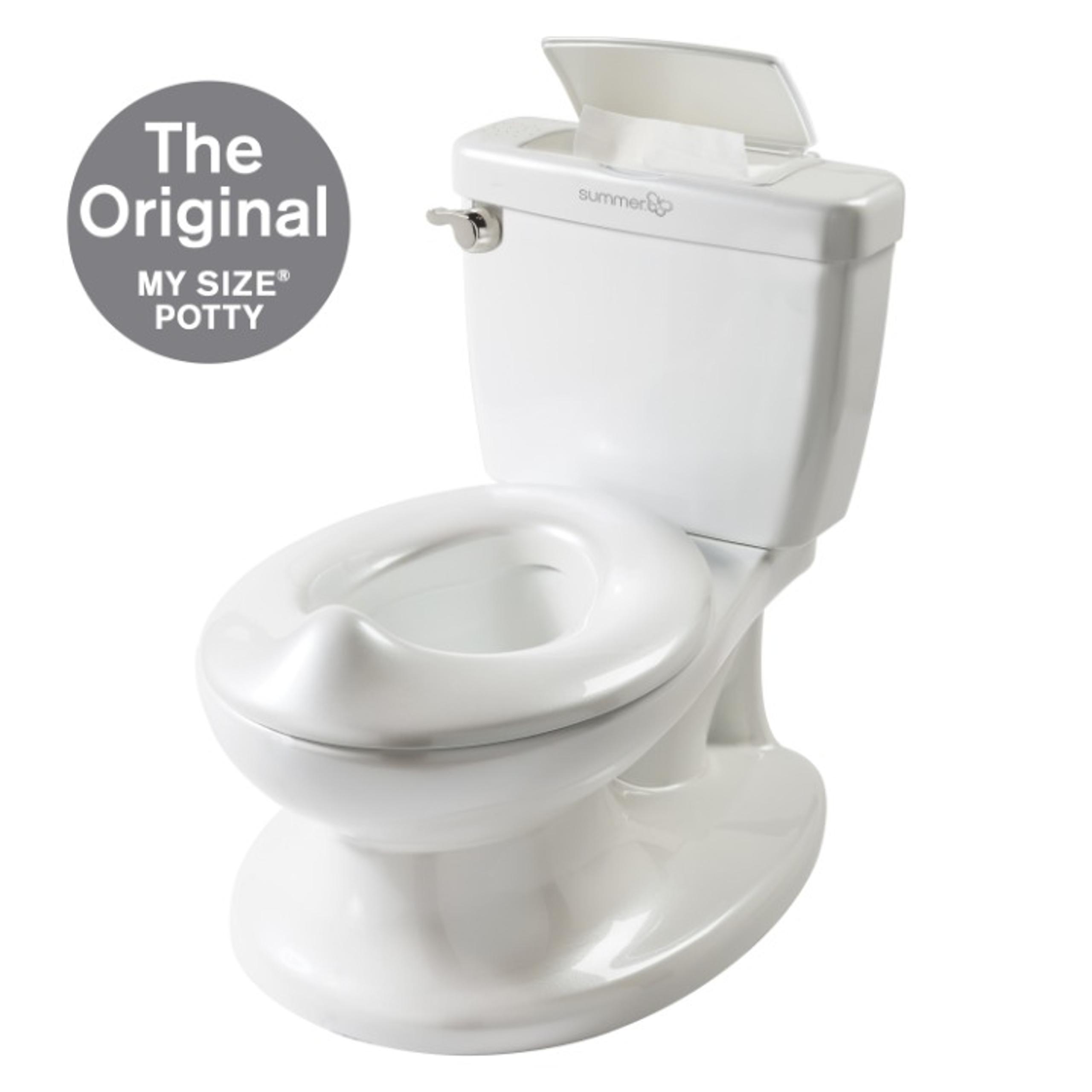 Summer My Size Potty with Flushing Sounds and Wipe Dispenser, White