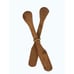 Decorative Rustic Wooden Oar Paddle Set With Rope Accent Red & Natural Wood Fini