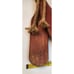Decorative Rustic Wooden Oar Paddle Set With Rope Accent Red & Natural Wood Fini
