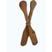 Decorative Rustic Wooden Oar Paddle Set With Rope Accent Red & Natural Wood Fini