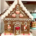 GORGEOUS XLARGE VALENTINE’S DAY GINGERBREAD HOUSE VHTF