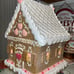 GORGEOUS XLARGE VALENTINE’S DAY GINGERBREAD HOUSE VHTF