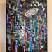 Art by artist Tourmaline Todd, acrylic o