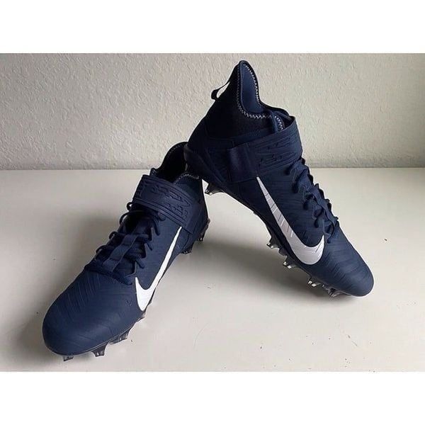 Nike Alpha Menace Pro 2 MID Football Cleats Midnight Navy BV3945-404 Men’s Sz 15