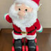 Animated Skating Santa