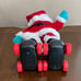 Animated Skating Santa