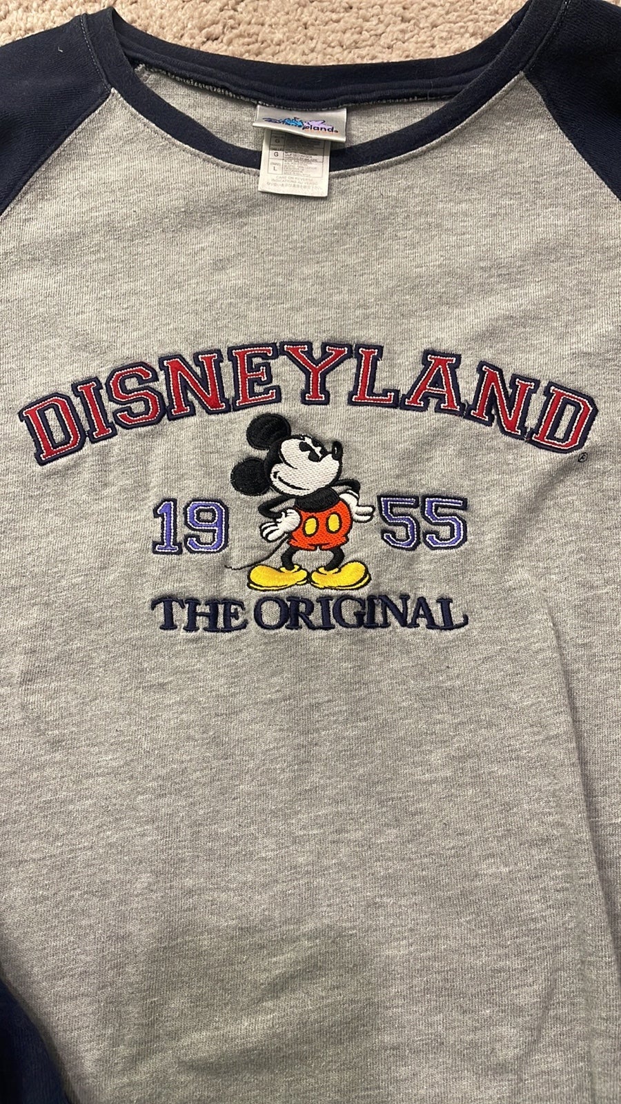 Vintage 1955 Mickey Mouse sweater shirt