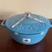 Staub Fleur Blue Glacier 3.75 Quart French Oven