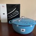Staub Fleur Blue Glacier 3.75 Quart French Oven