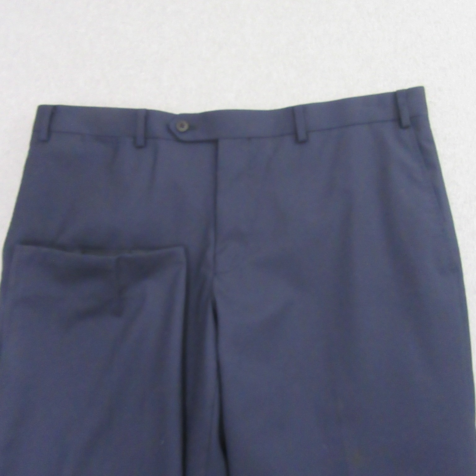 Vitale Barberis Canonico Mens Dress Pants 36 x 34 Blue Super 110s Italy