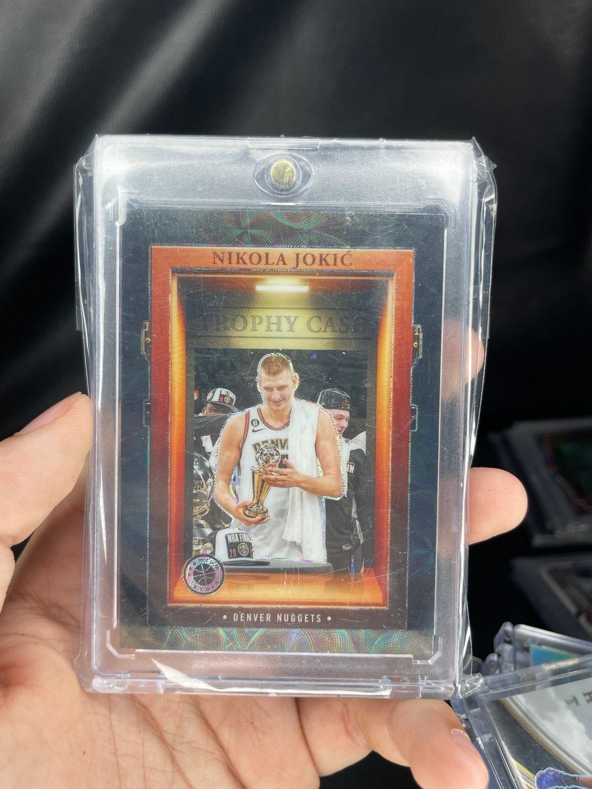 NBA hoops Nikola Jokic trophy case case hit ssp