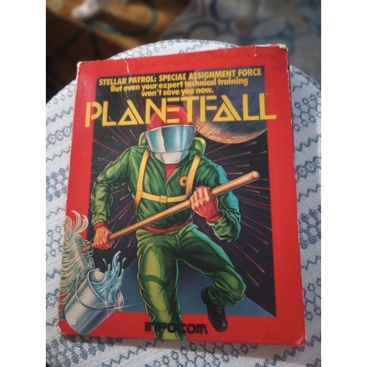 RARE! Planetfall Infocom Atari PC Game.1 Postcard And I.D. Card Missing.