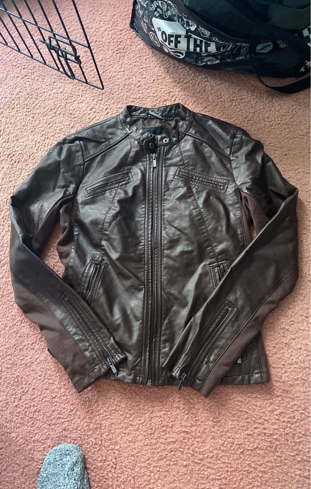 Faux Leather Jacket