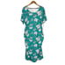Nine Britton Hannah Maternity Fitted Short Sleeve Knit Dress Side Ruching Sz 2X