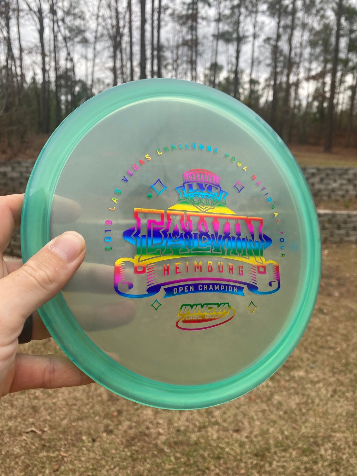 Innova Disc Golf 2019 LVC Calvin Heimburg Champion Roc3 Swirly