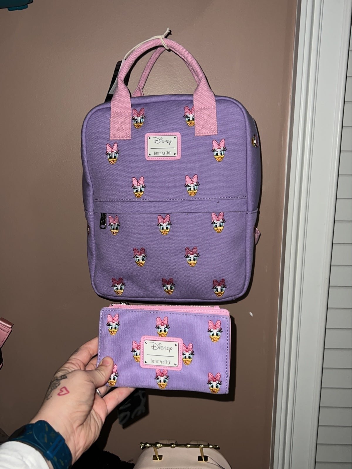 Daisy Duck Canvas Loungefly Backpack