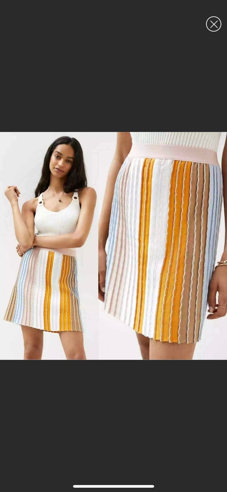 NWT Anthropologie Eva Franco Knited Skirt size XS