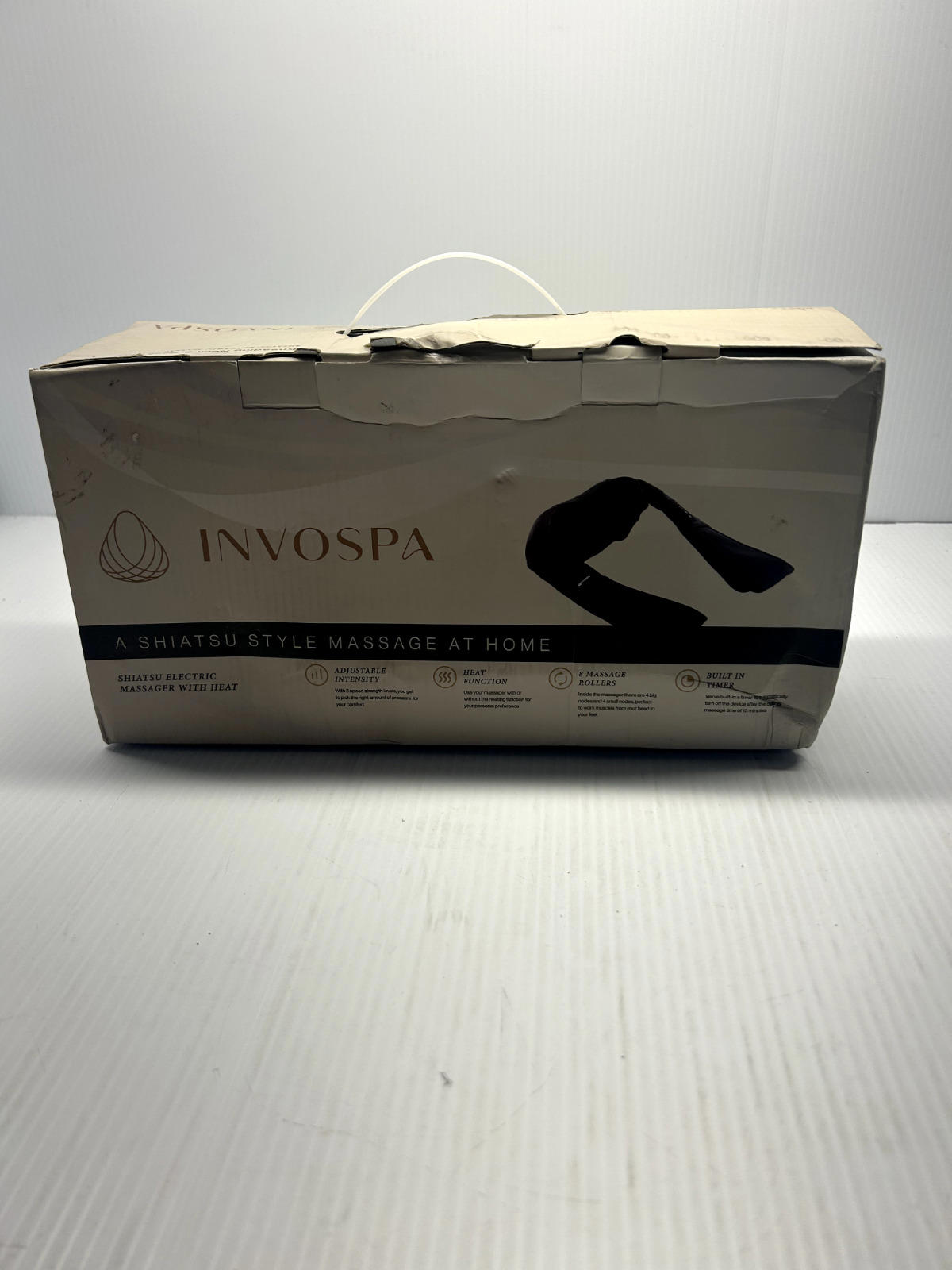 Invospa Shiatsu Neck and Back Massager with Heat