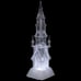 17.5 LED Lighted Acrylic Castle Christmas Snow Globe