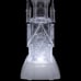 17.5 LED Lighted Acrylic Castle Christmas Snow Globe