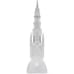 17.5 LED Lighted Acrylic Castle Christmas Snow Globe