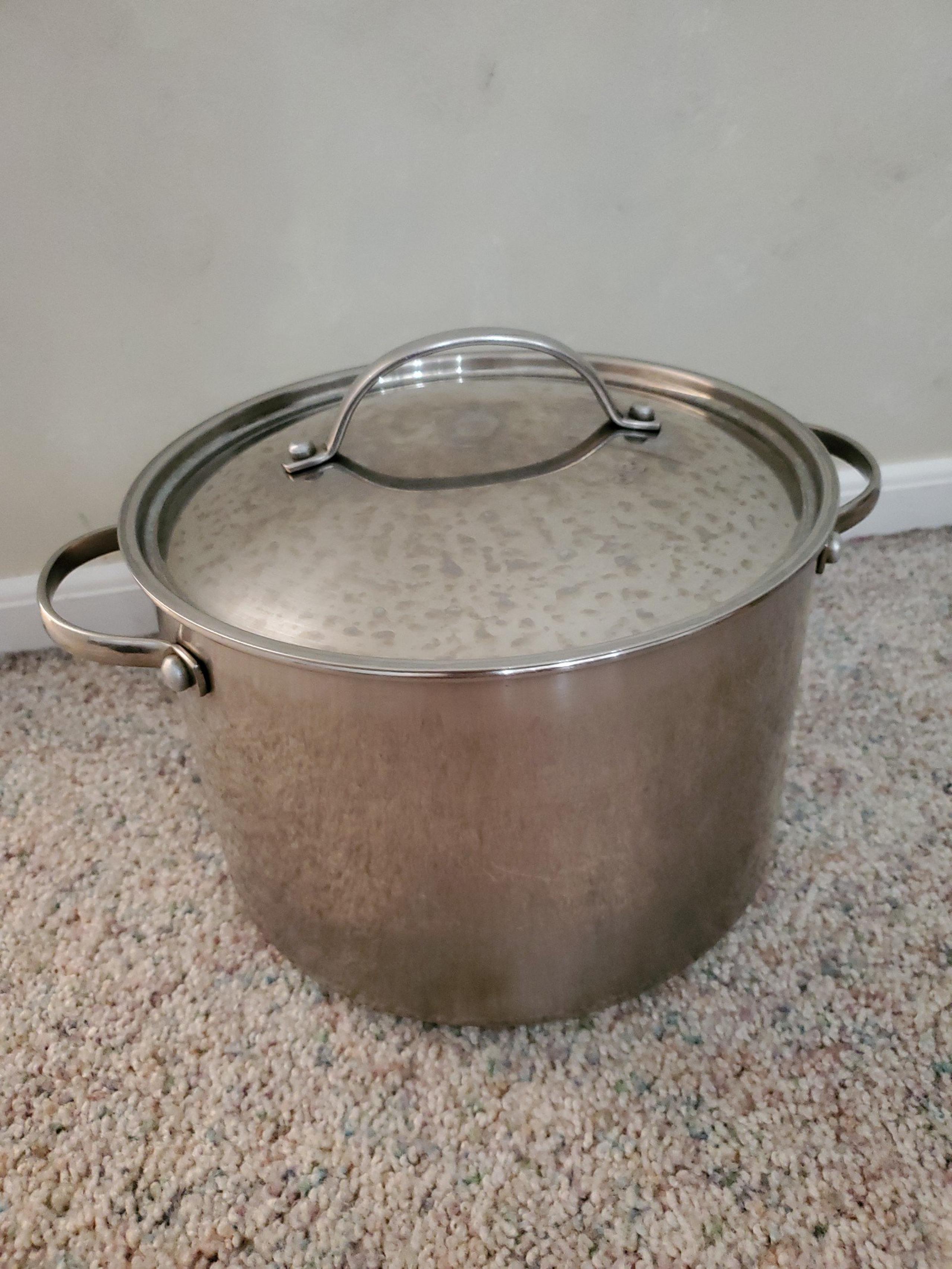 8Qt stockpot stainless steel