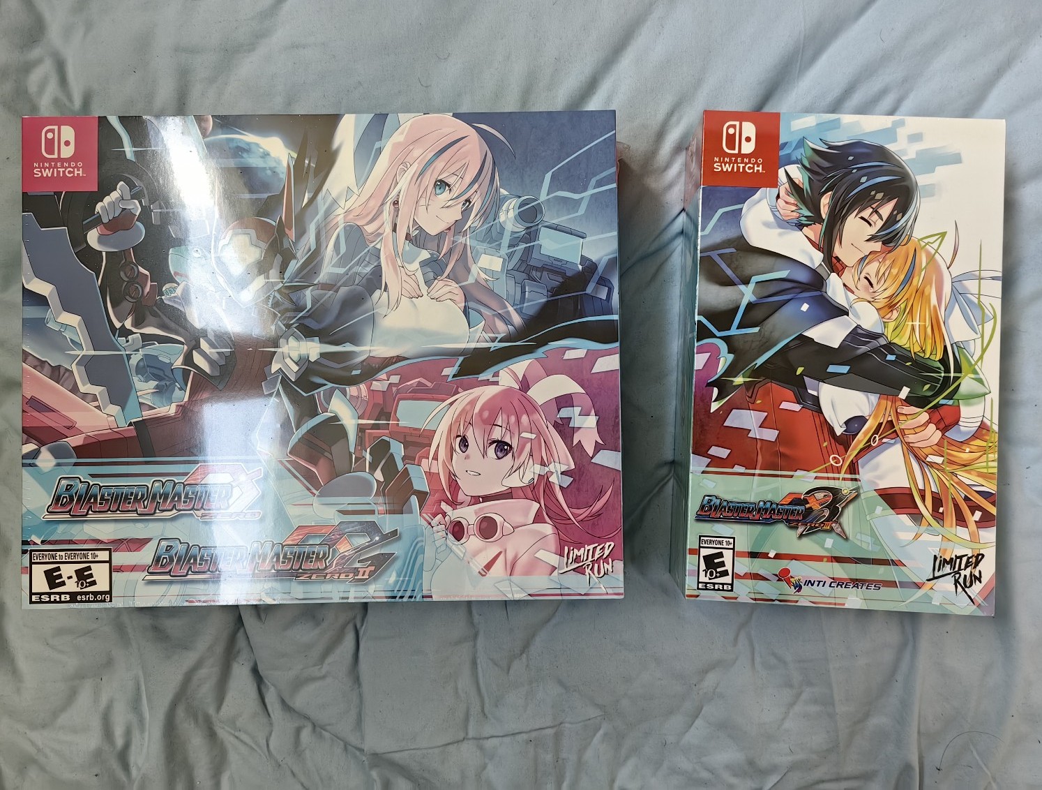 Blaster master zero trilogy limited run games Nintendo switch collectors edition